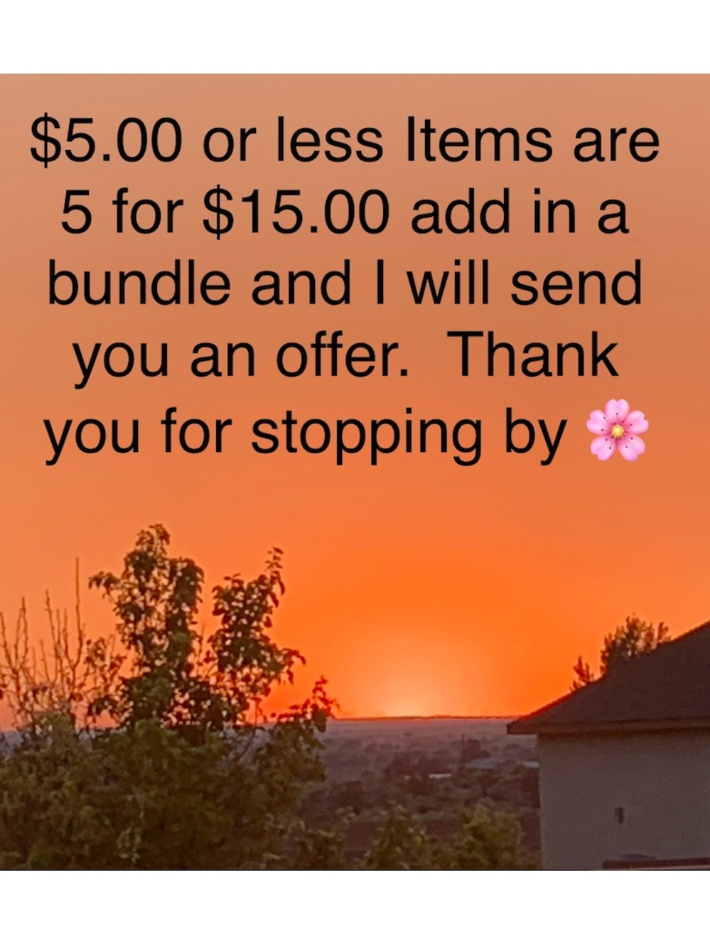 Orange Sunset Photo Print